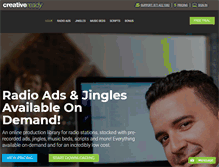 Tablet Screenshot of creativeready.com